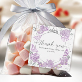 Para Lembrancinhas Quinceanera Favor Etiquetas Borboleta Lavanda Flor