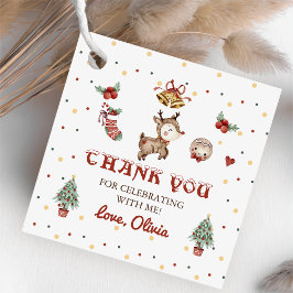 Para Lembrancinhas Reindeer Christmas Birthday - Etiquetas de favorec