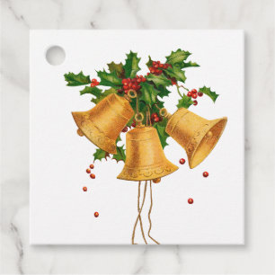 Para Lembrancinhas Sinais de Vintage, Holly e Berries - Etiquetas de 