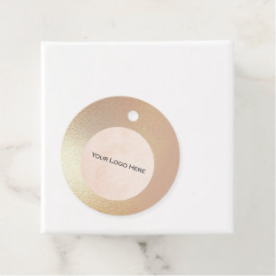 Para Lembrancinhas Suas etiquetas de preço do Shimmer Dourado modern