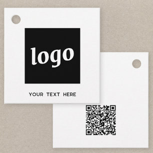 Para Lembrancinhas Texto de logotipo simples e etiquetas de preços de