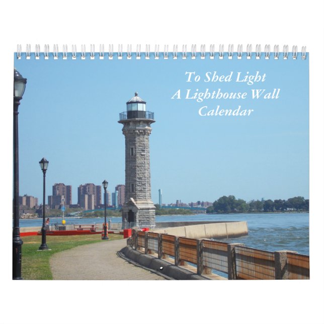 Para Luz De Luz, Um Calendário De Parede De Farol (Capa)
