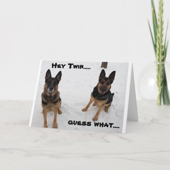 PARA MEU "IRMÃO GÊMEO MAIS VELHO" NO SEU CARTÃO DE (Frente)