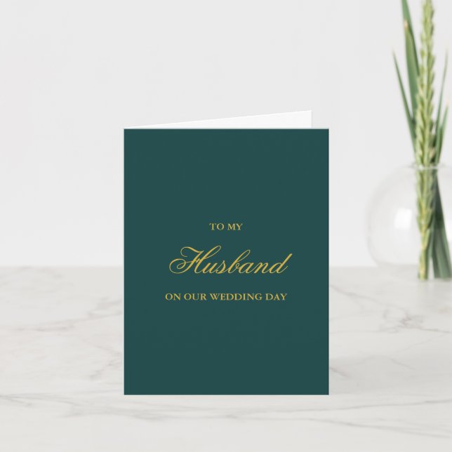 Para Meu Marido, Cartões de Dia de Casamento (Frente)