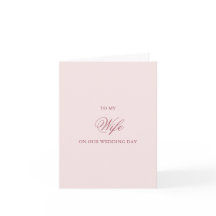 Para Minha Esposa, Cartões de Dia de Casamento