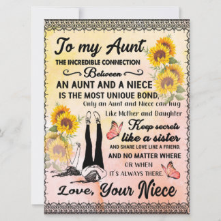 Para Minha Tia Dom, Presente De Girassol Da sobrin