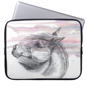 Para Notebook Capa da cabeça de cavalo 1