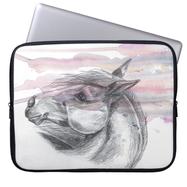 Para Notebook Capa da cabeça de cavalo 1 (Frente)