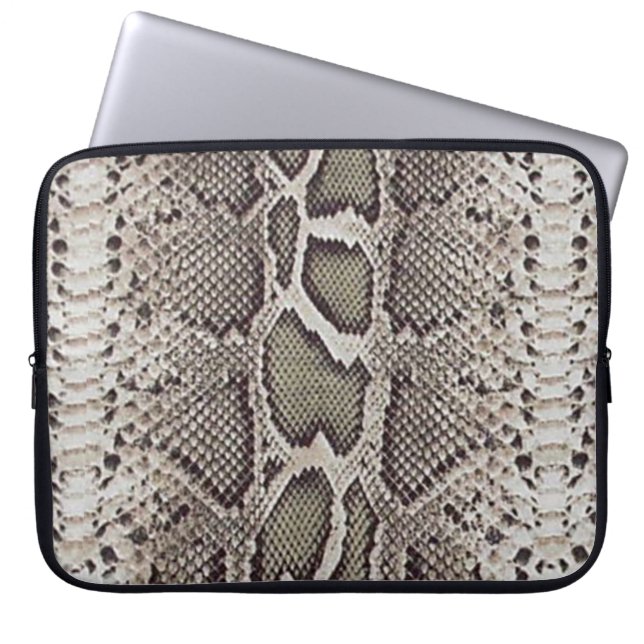 Para Notebook Capa da parte superior do regaço de Snakeskin do (Frente)