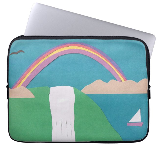 Para Notebook Capa de computador com cena em cascata (Frente)