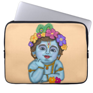Para Notebook Capa de iPad do Senhor Krishna