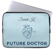 Capa de Laptop Anatomia do Coração de Médico Futur