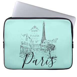Para Notebook Capa de Laptop Cafe Paris