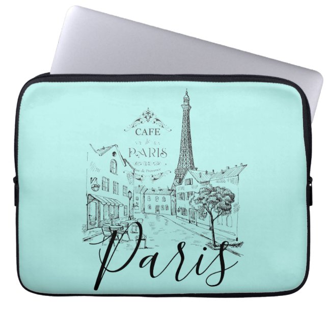 Para Notebook Capa de Laptop Cafe Paris (Frente)