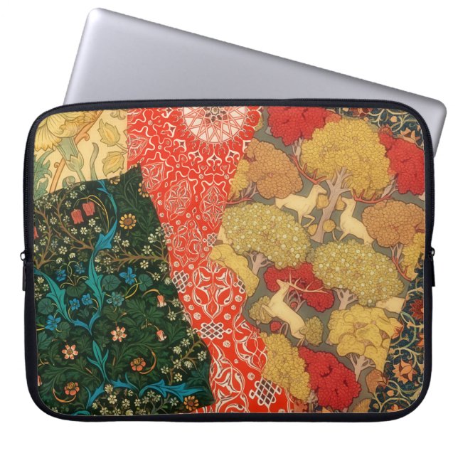 Para Notebook Capa de Laptop com Arte de Colagem em Patchwork Vi (Frente)