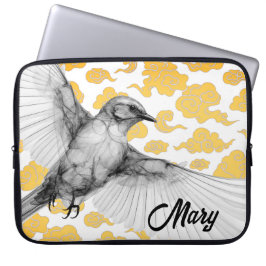 Para Notebook CAPA DE LAPTOP COM NOME PERSONALIZADO DIY BEija-FL