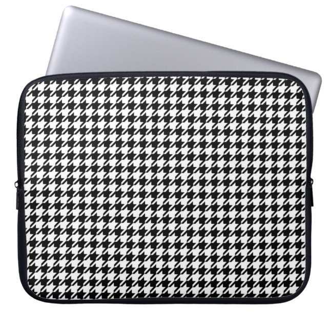 Para Notebook Capa de Laptop com Padrão Houndstooth Clássico (Frente)