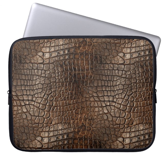 Para Notebook Capa de Laptop Estampa de Crocodilo 15" (Frente)
