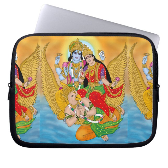 Para Notebook Capa de Laptop Lakshmi Narayan – Proteção Divina S (Frente)