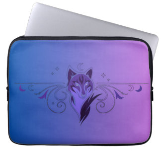 Para Notebook Capa de laptop lobo roxo