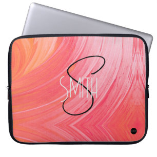Para Notebook Capa de Laptop Melão Rosa Espiral HAMbyWG