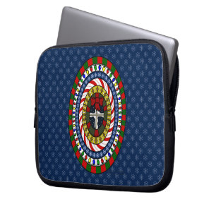 Para Notebook Capa de Laptop Natalina Divertida