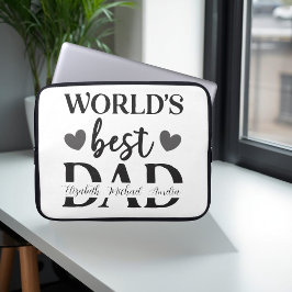 Para Notebook Capa de Laptop Personalizada Melhor Pai do Mundo