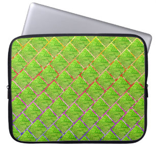 Para Notebook Capa de laptop, quadros verde amadurecido e linhas