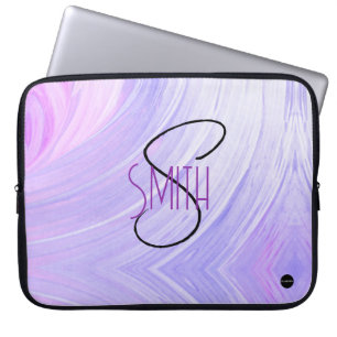 Para Notebook Capa de Laptop Roxo Rosa Swirl HAMbyWG