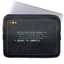 Capa de Laptop Sequência de Inicialização do Termi