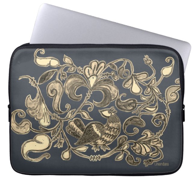 Para Notebook Capa de pássaro de Norte de aço antigo (Frente)