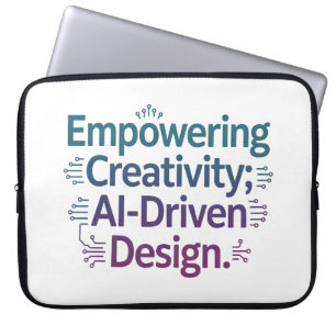Para Notebook CAPA de Revolução Design AI - Energia criativa
