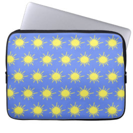 Para Notebook Capa de Tablet Meu Sol (Azul Céu e Amarelo)