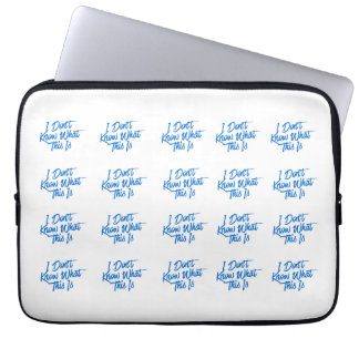 Para Notebook Capa de Tablet 'Não Sei O Que É Isto'