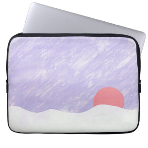 Para Notebook Capa do computador com Design sunset