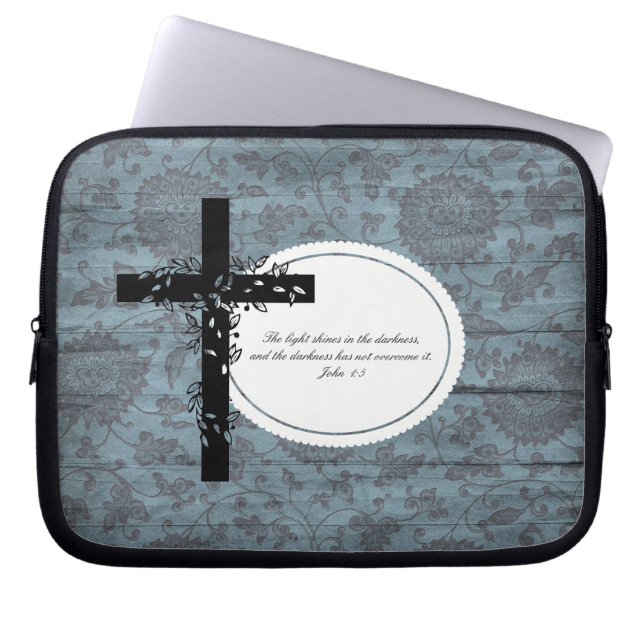 Para Notebook Capa do Laptop John 1:5 ou Netbook Carrier (Frente)