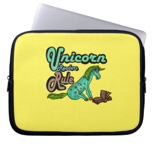 Para Notebook Capa do Livro de Regras do Unicorn Readers