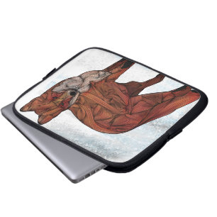 Para Notebook Capa eletrônica da raposa vermelha