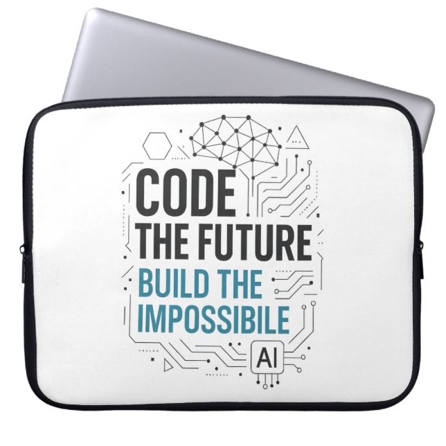 Para Notebook Capa Impossível de Criação Futura de Código | Prot (Frente)