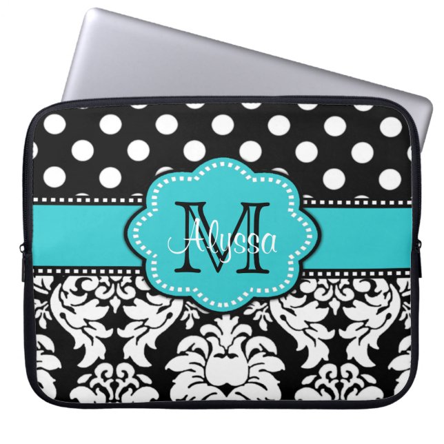 Para Notebook Capa personalizada damasco do computador do ponto (Frente)