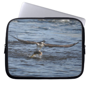 Para Notebook Capa Selvagem de Raptor de Osprey Voando