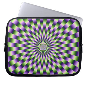 Para Notebook Capa verde e roxa do Weave