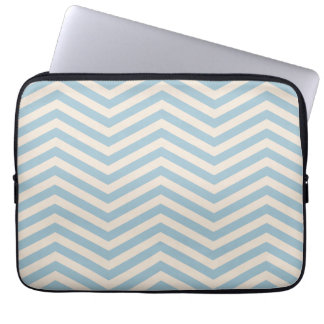 Para Notebook Chevron à moda desvaneceu-se Capa azul do
