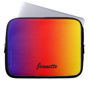 Para Notebook Cores vívidas do arco-íris da Capa do computador