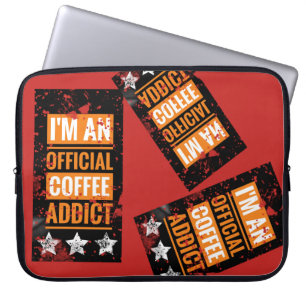 Para Notebook Eu sou uma capa de laptop oficialmente viciada em 