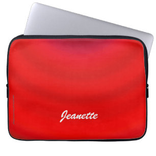 Para Notebook Inclinação vermelho brilhante da Capa do