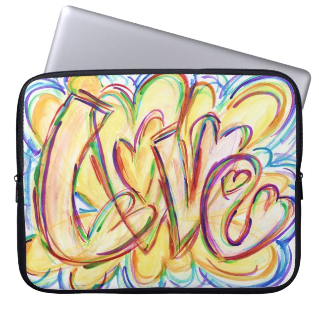 Para Notebook Inspirational Love Word Copia Capa de Computador (Frente)