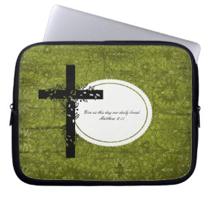 Para Notebook Laptop Matthew 6:11 ou Capa da portadora do netboo
