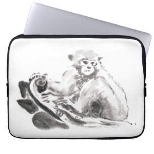 Para Notebook Lave Pintando Macaco Ano Zodioca Capa