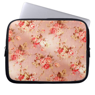 Para Notebook O chique cor-de-rosa floresce a Capa dos
